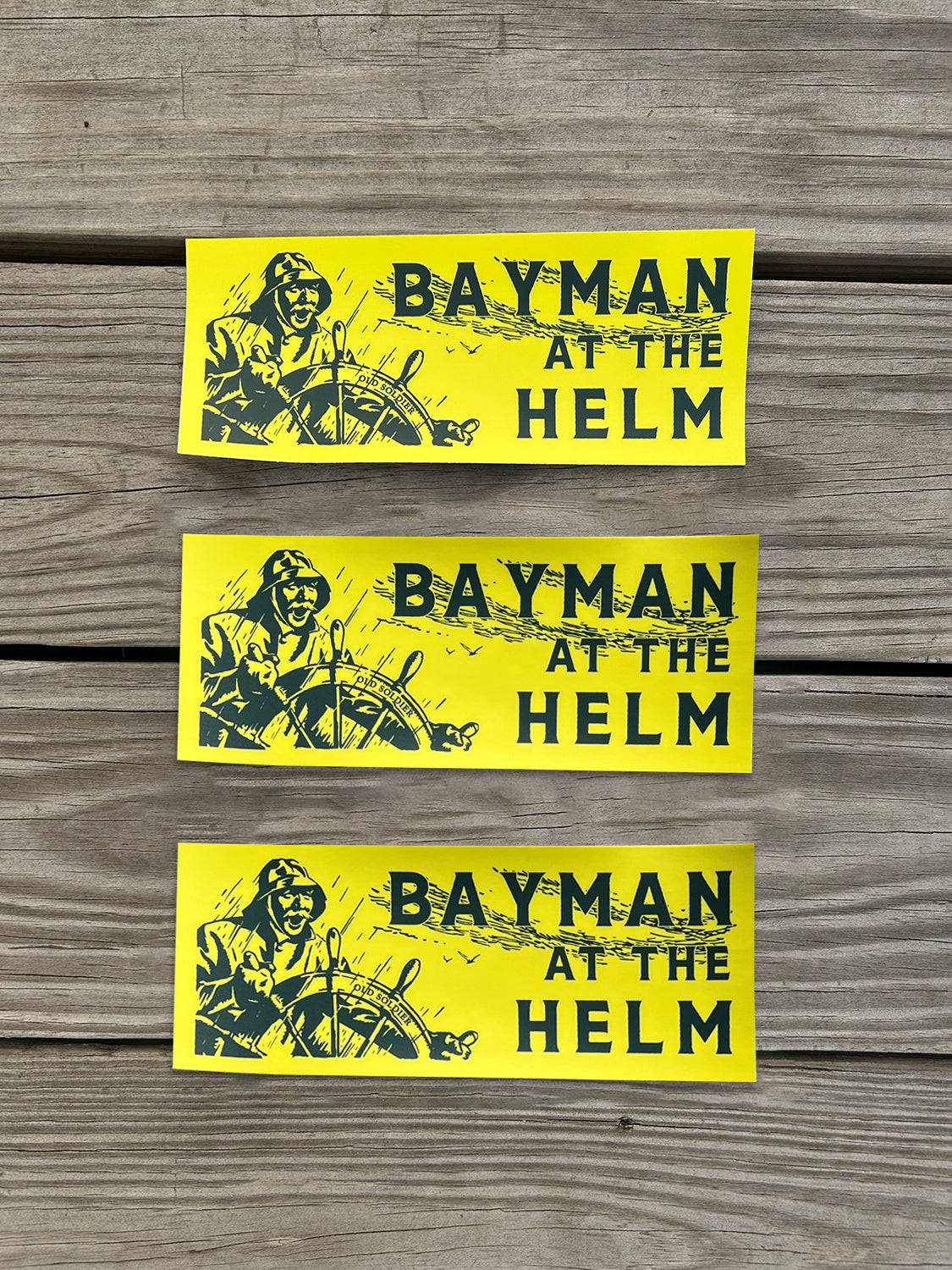At the Helm Sticker - 3 Pack