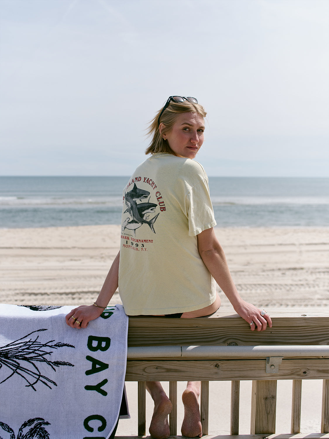 Star Island Yacht Club Shark Tournament Tee - 1993