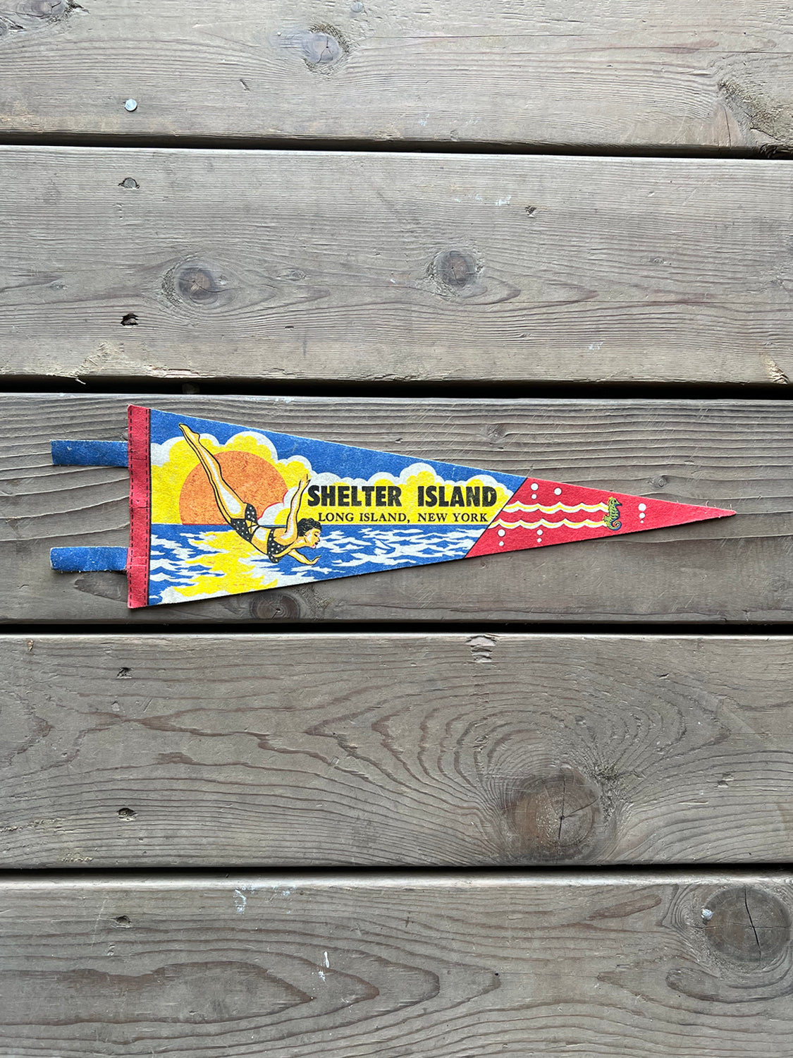Shelter Island Felt Pennant