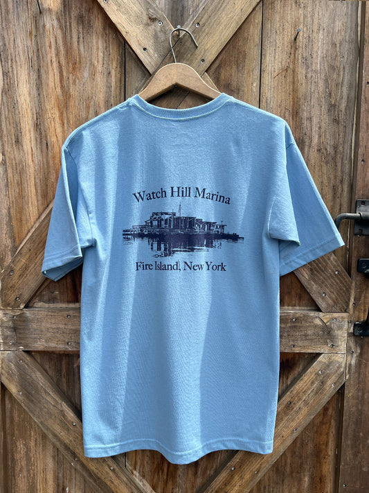 Watch Hill Marina Tee - Light Blue