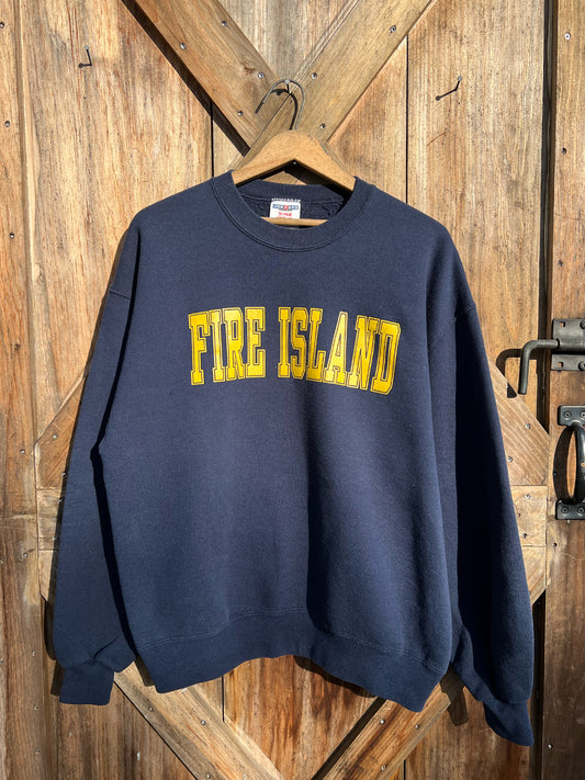 Fire Island Collegiate Crewneck - 1990s