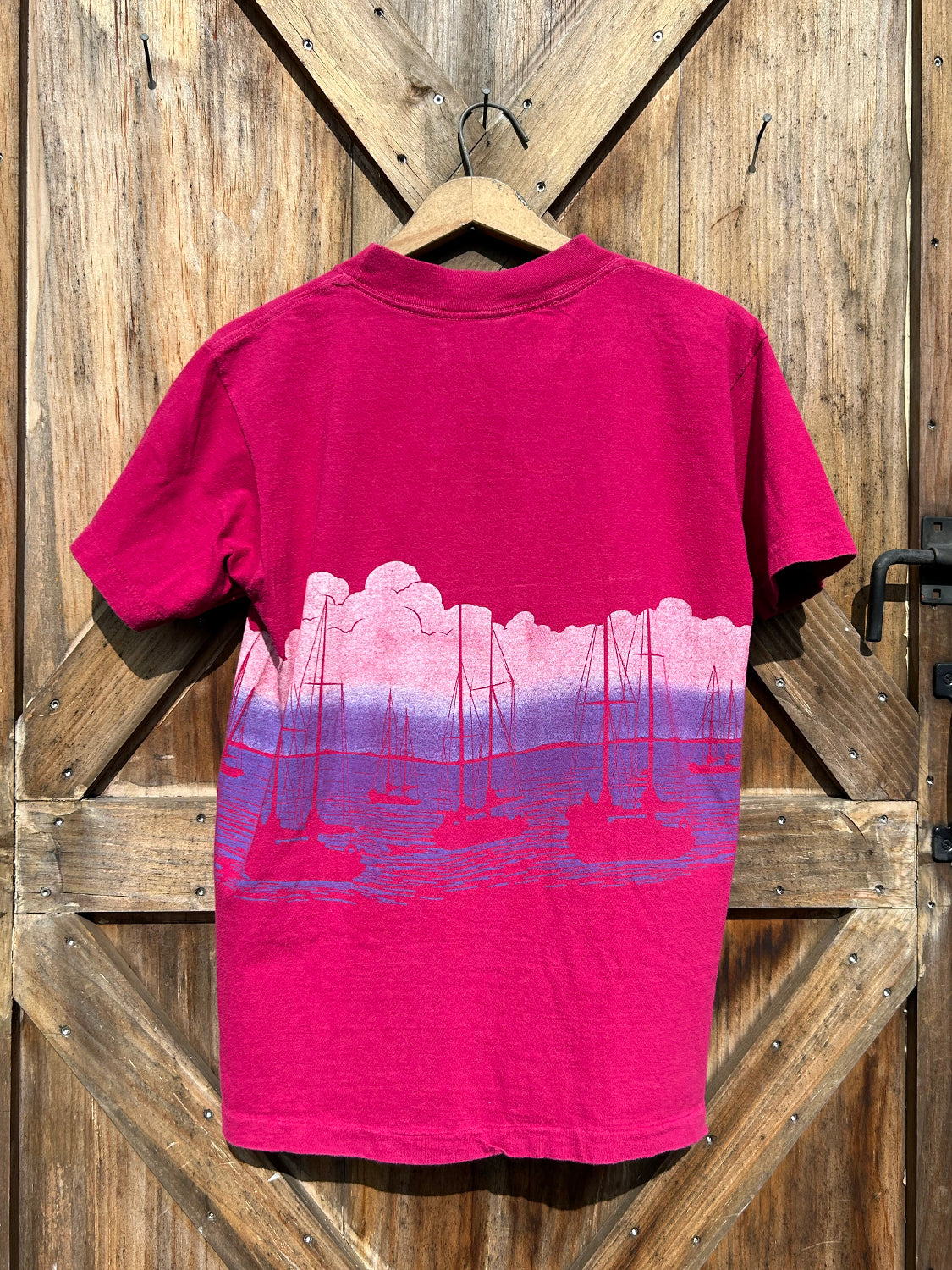 Greenport NY Sailboat tee - 1980s