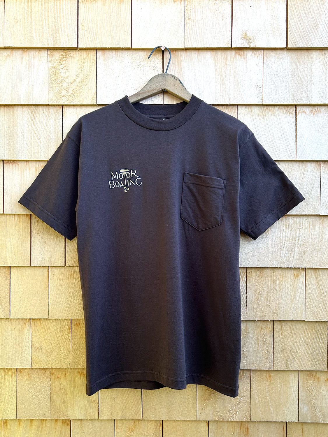 MotorBoating Pocket Tee - Brown