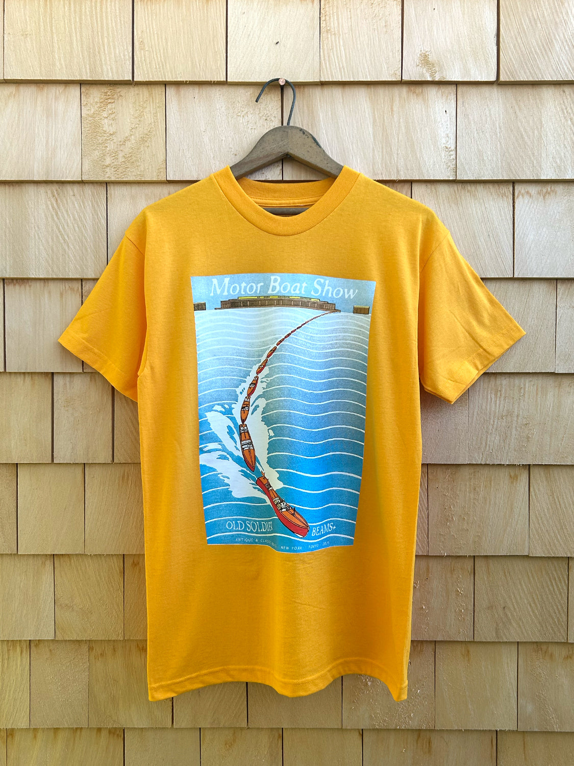 Motor Boat Show Tee - Gold