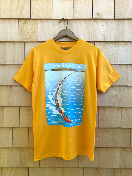 Motor Boat Show Tee - Gold