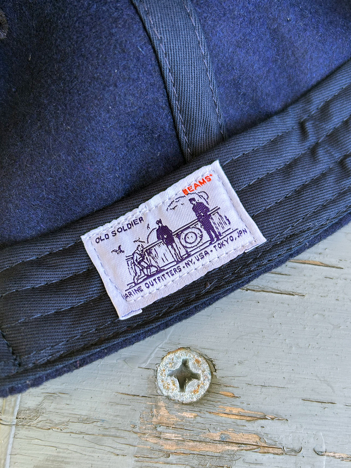 MotorBoating Cap - Navy Wool