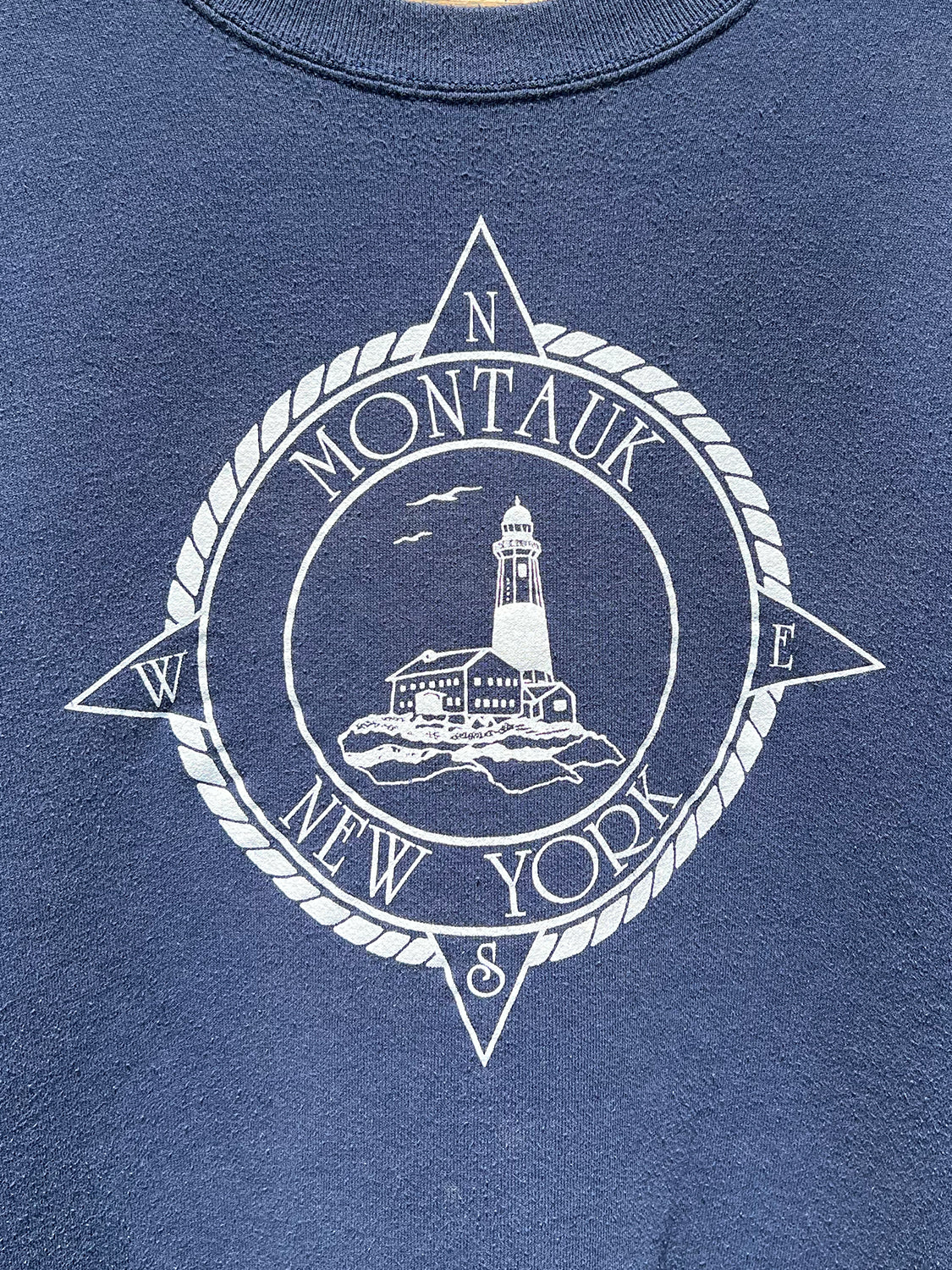Montauk Compass Crewneck - 1990s