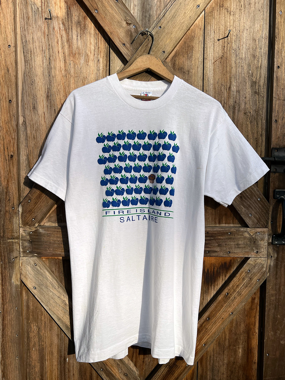 Saltaire, Fire Island Blueberry Tee - 1990s