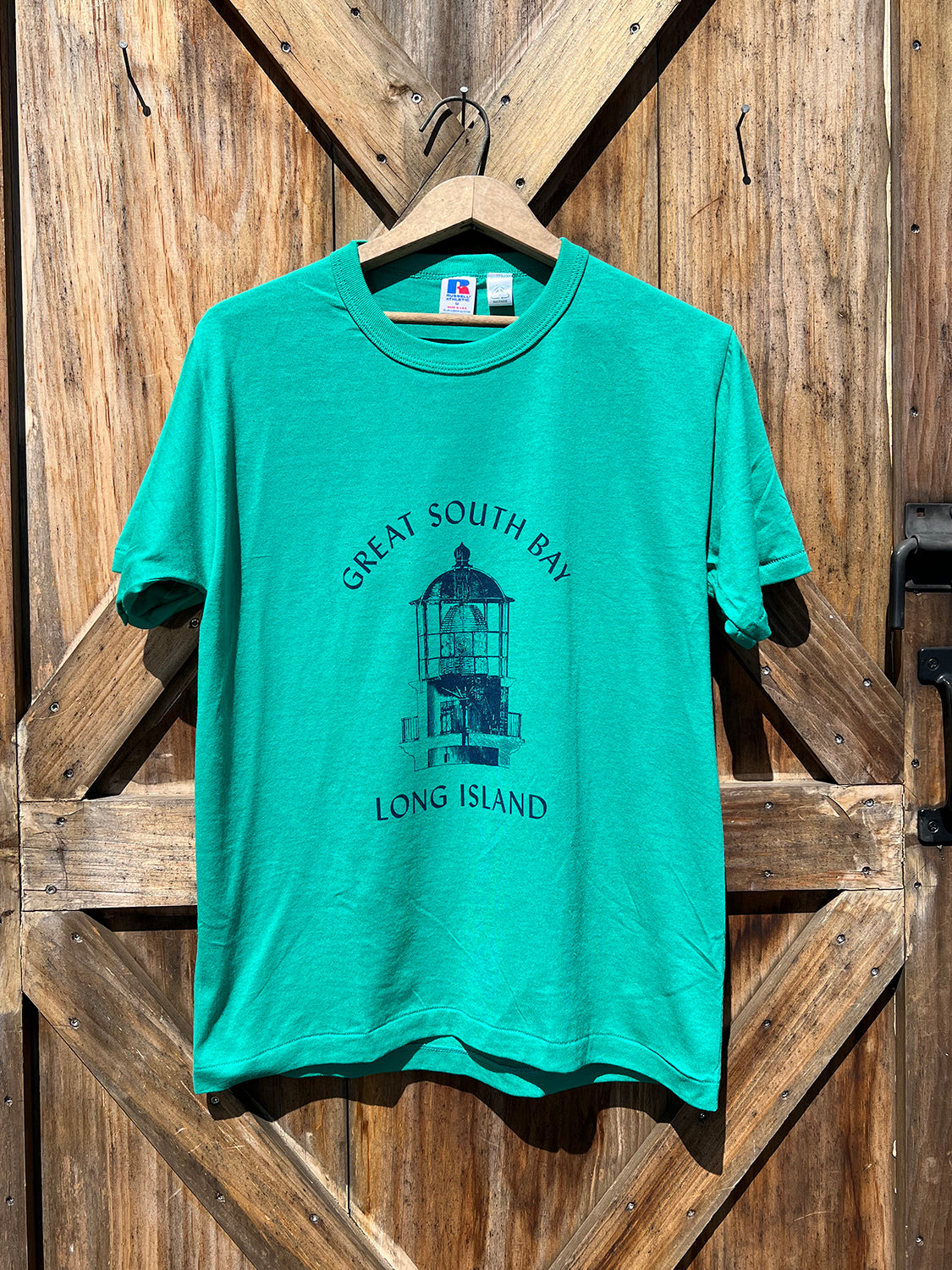Light Keeper's Tee - Upcycled - Sea Green - Medium