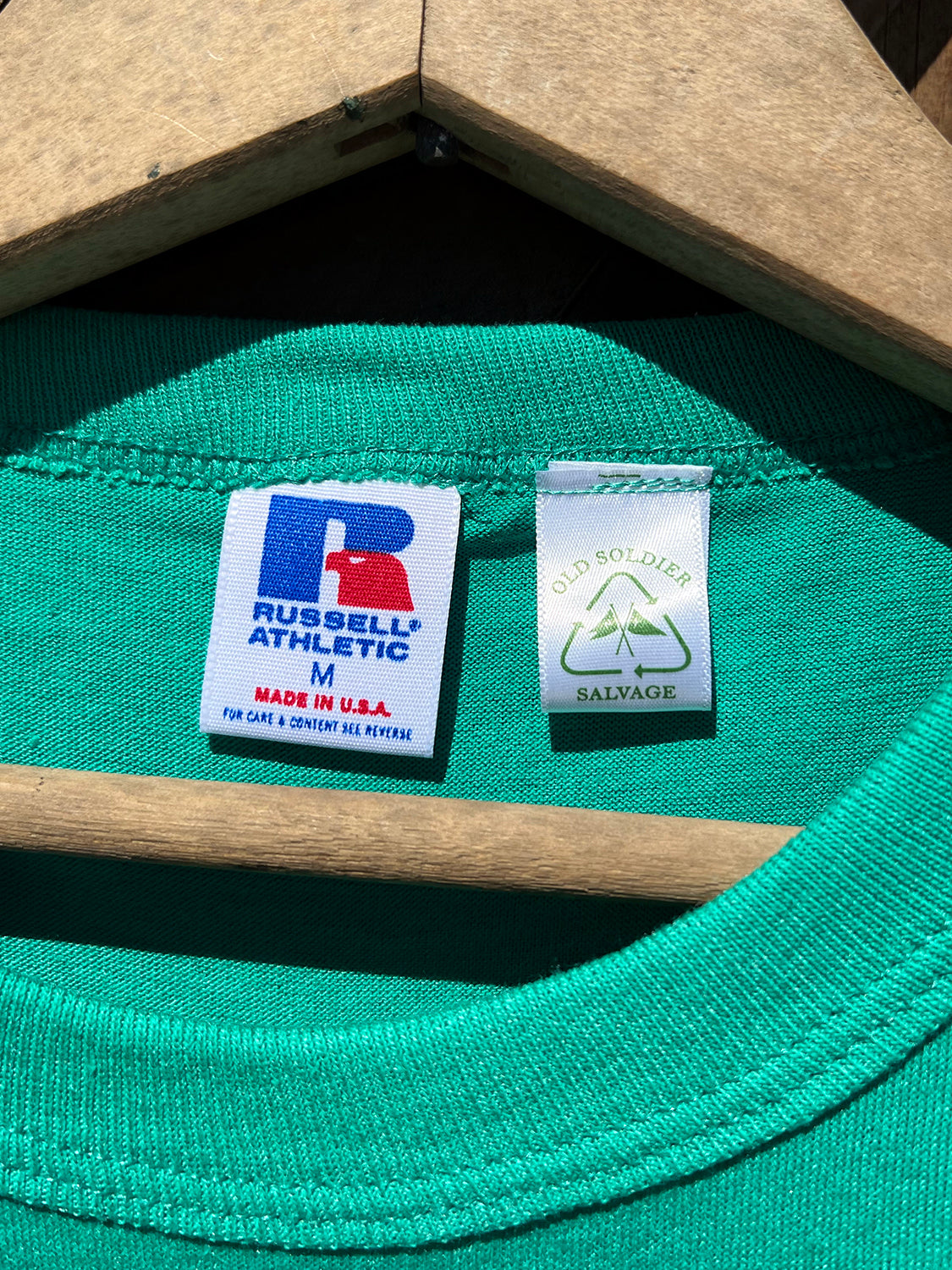 Light Keeper's Tee - Upcycled - Sea Green - Medium