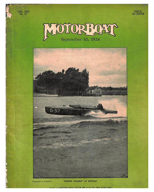 MotorBoat Magazine - September 10, 1924