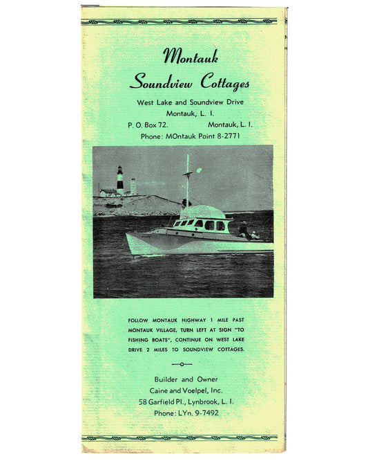 Montauk Soundview Cottages Pamphlet