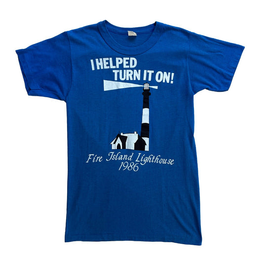 I Turned It On Tee - Fire Island Lighthouse