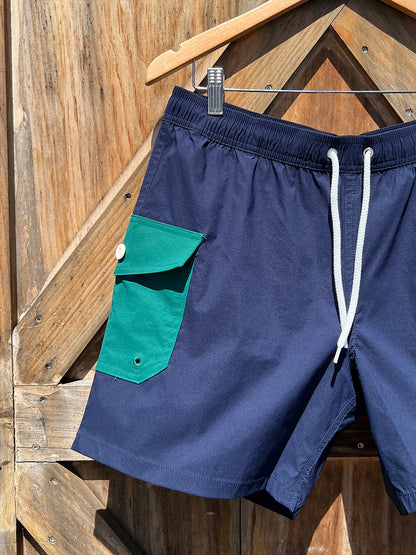 OLD SOLDIER x J. CREW - Deck Crew Boat Shorts - Navy