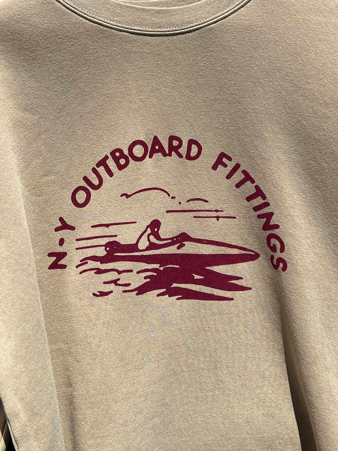 Outboard Fittings Crewneck - Sand