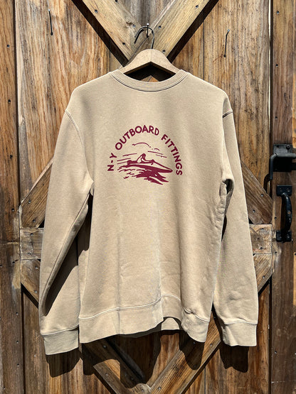 Outboard Fittings Crewneck - Sand