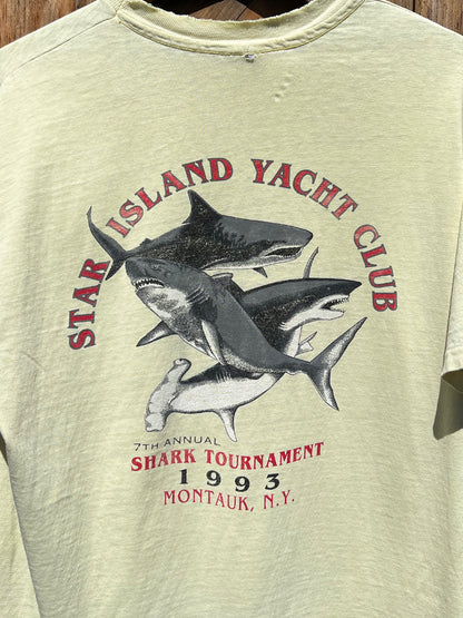 Star Island Yacht Club Shark Tournament Tee - 1993