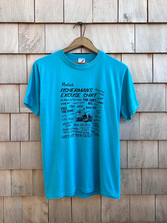 Montauk Fisherman's Excuse Tee - 1990s