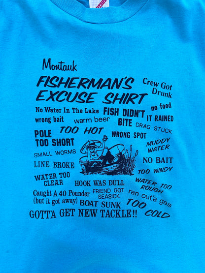 Montauk Fisherman's Excuse Tee - 1990s