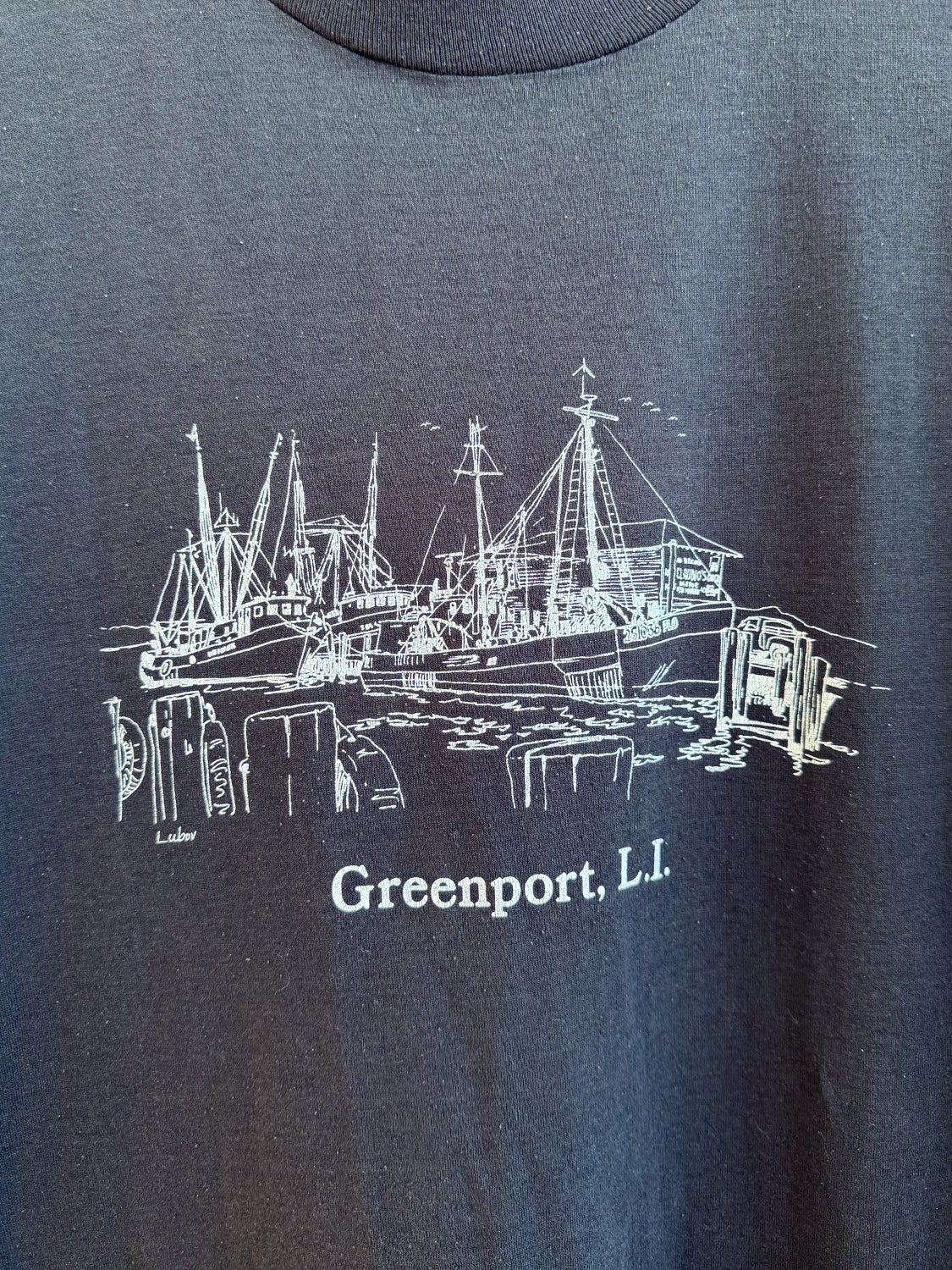 Greenport Harbor Tee - 1990s