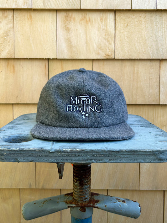 MotorBoating Cap - Heather Wool