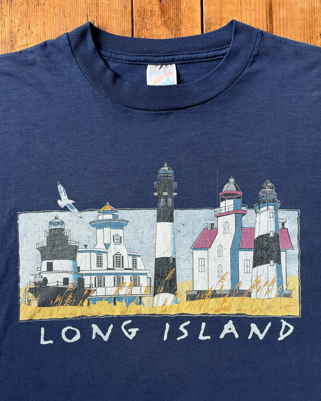 Long Island Lighthouses Tee - 1990s
