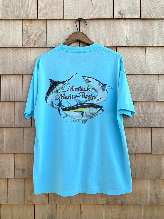 Montauk Marine Basin Tee - 1990s