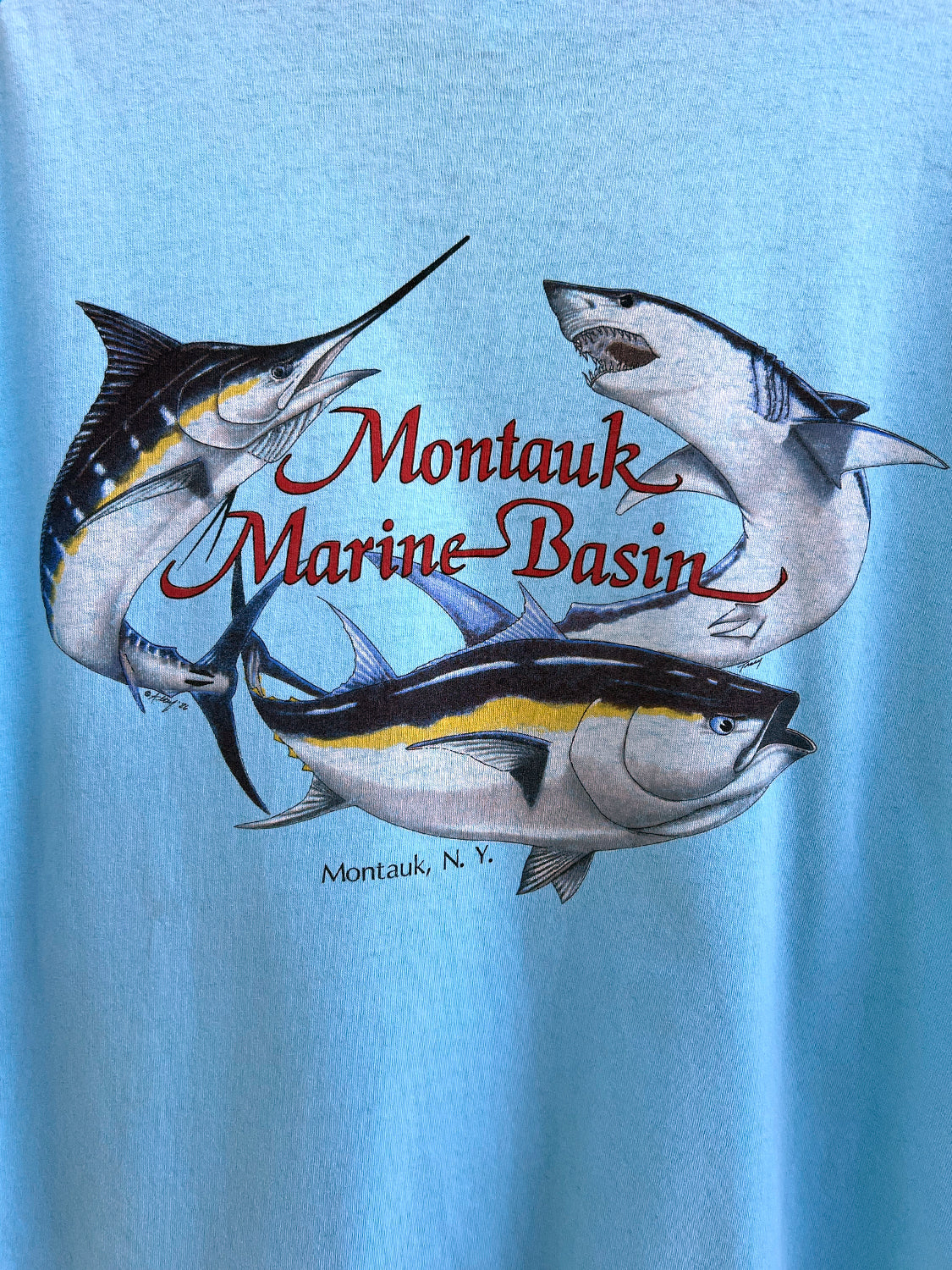 Montauk Marine Basin Tee - 1990s
