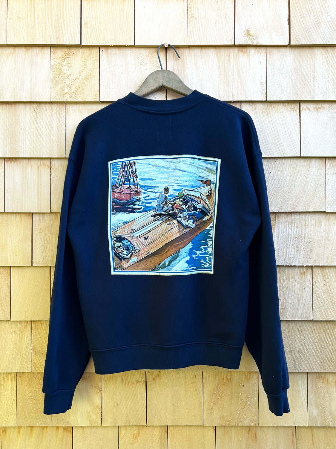 MotorBoating Crewneck - Navy