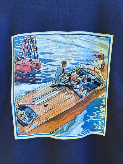 MotorBoating Crewneck - Navy