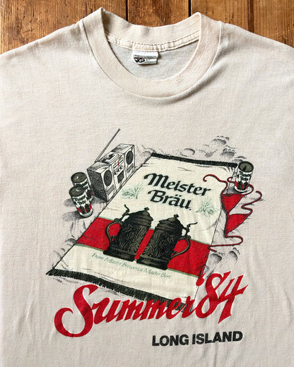 Meister Brau Summer '84 Beer Tee - 1984