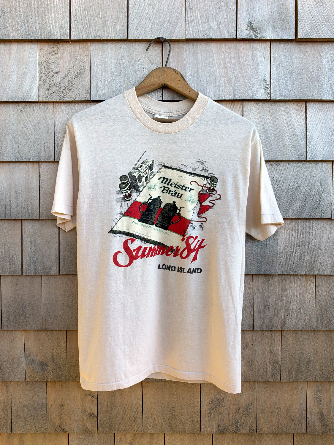 Meister Brau Summer '84 Beer Tee - 1984