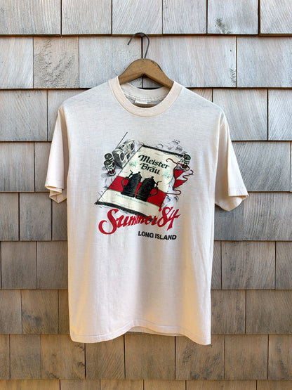 Meister Brau Summer '84 Beer Tee - 1984