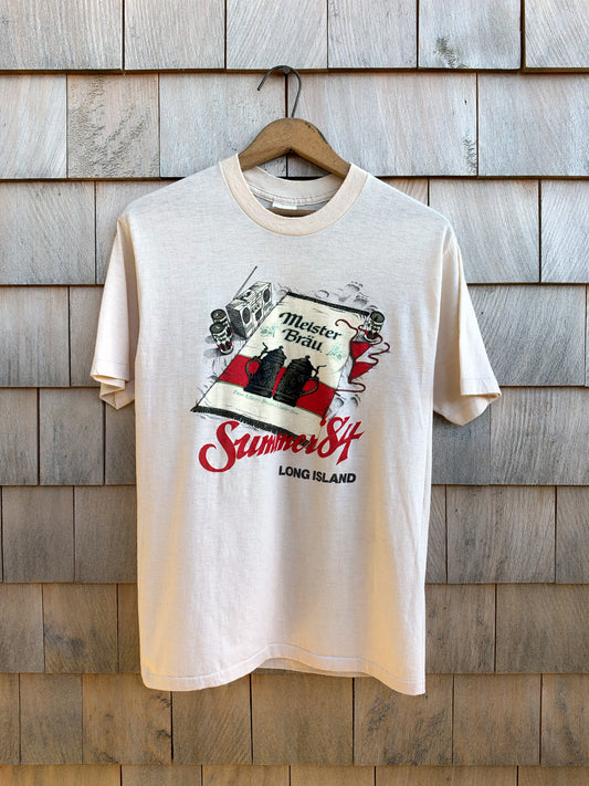 Meister Brau Summer '84 Beer Tee - 1984