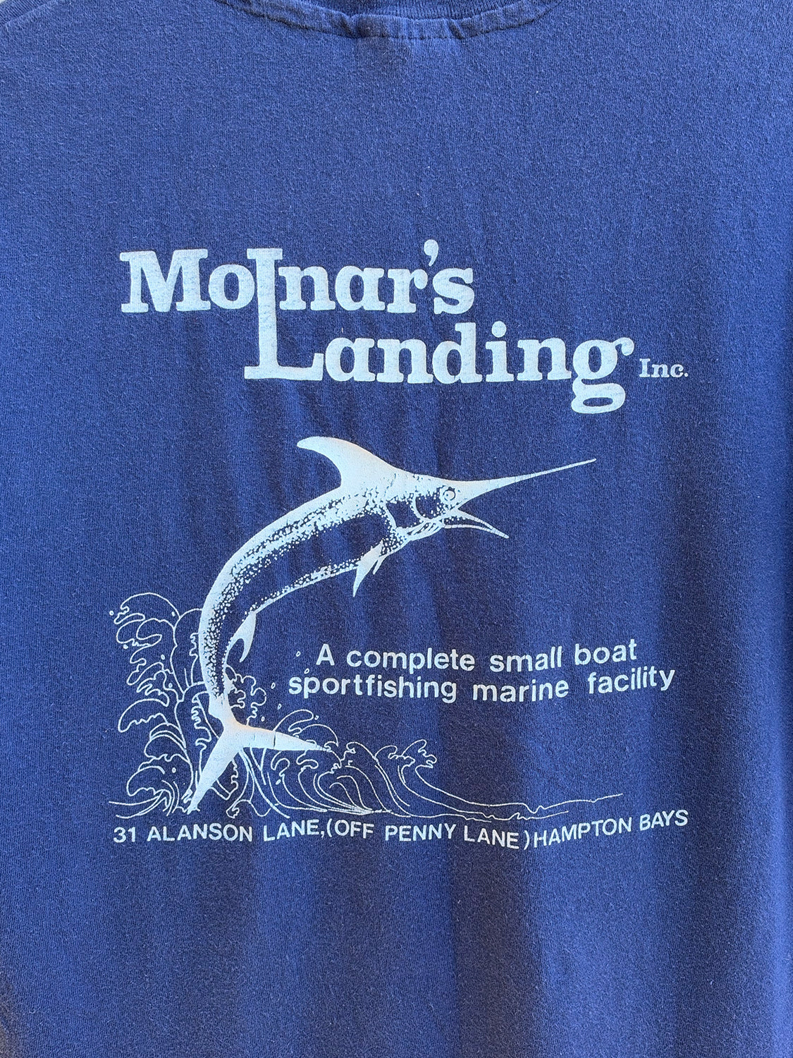 Molnar's Landing Sportfishing Tee - 1980s