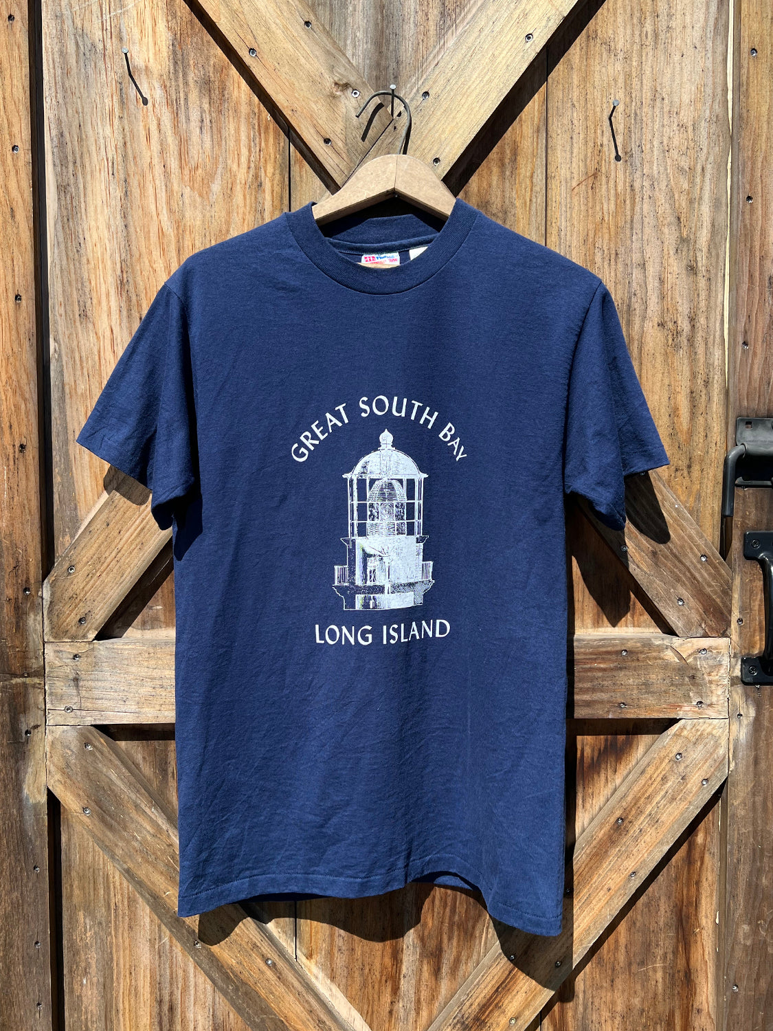 Light Keeper's Tee - Upcycled - Navy 11 - Medium