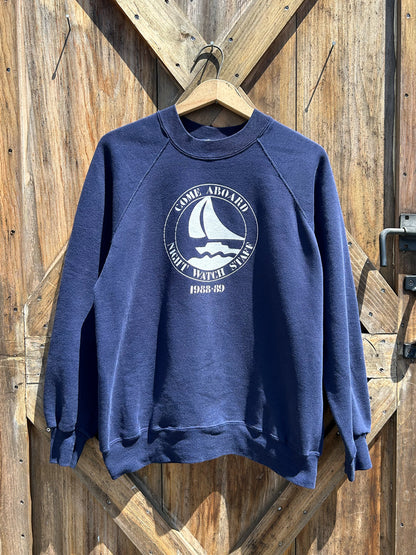 Night Watch Staff Crewneck - 1980s