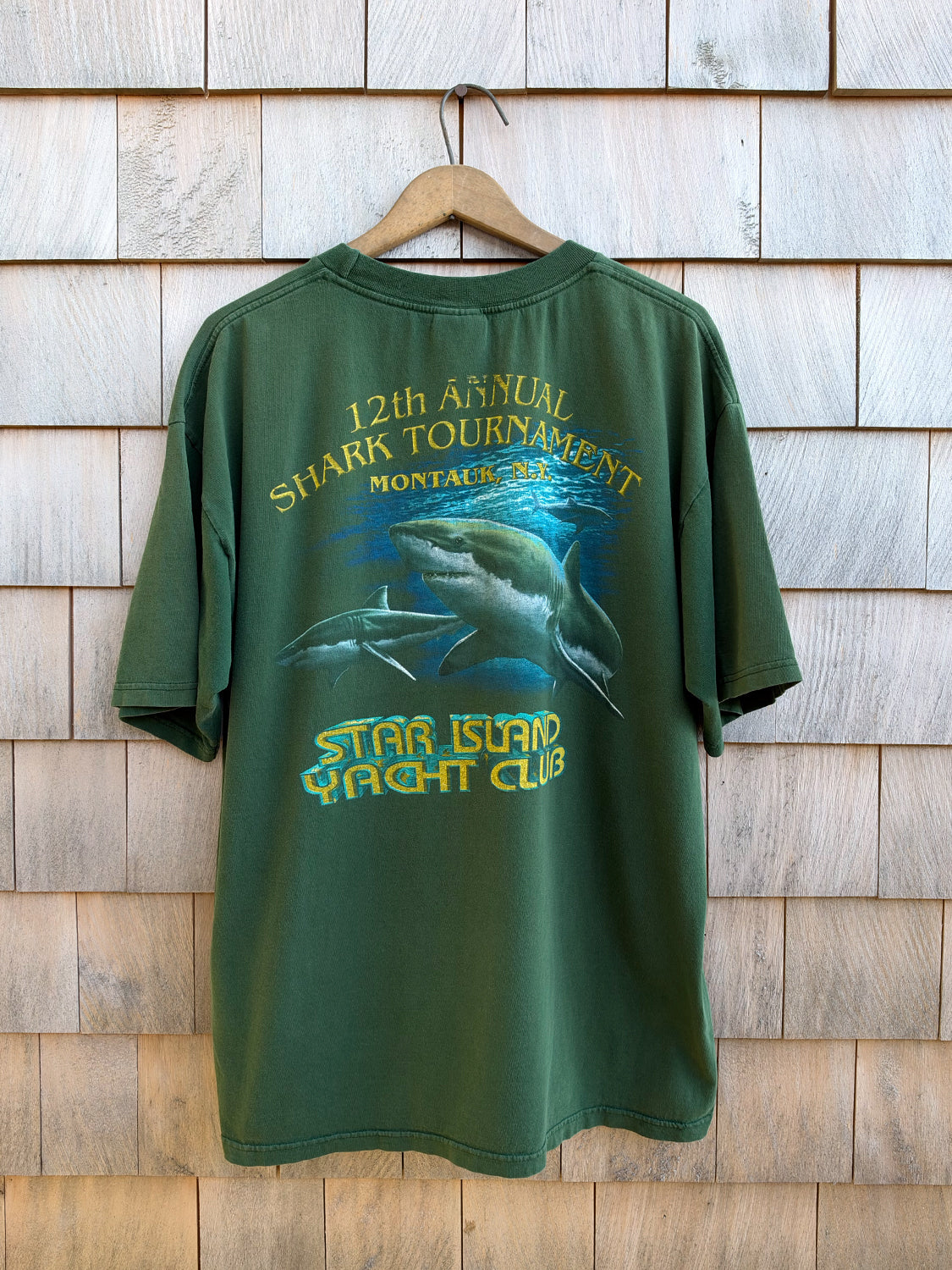 Star Island 12th Annual Shark Tournament Tee - 1998