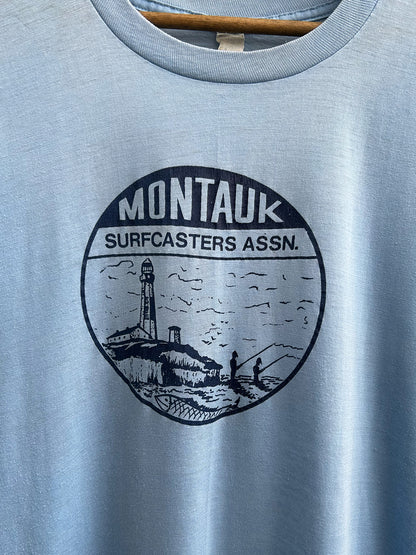 Montauk Surfcasters Association Tee - 1980s