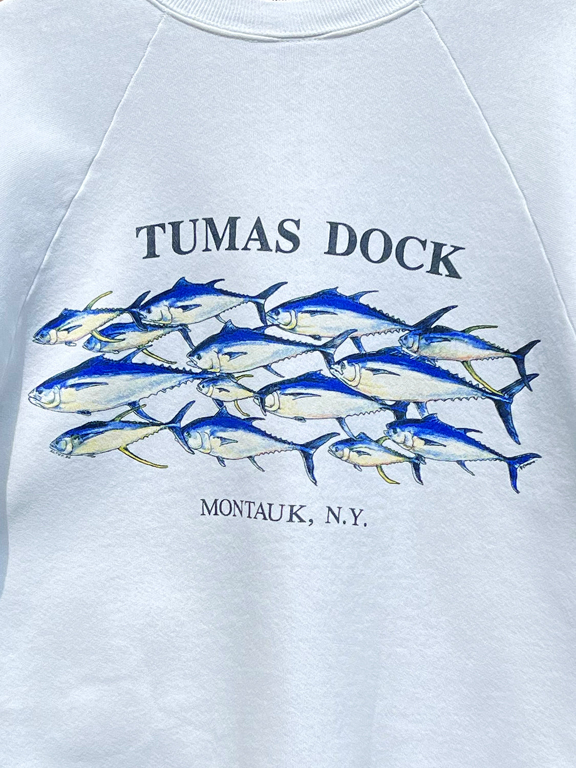 Tuma's Dock, Montauk Crewneck - 1980s