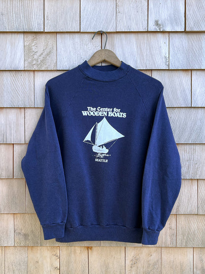 Center for Wooden Boats Crewneck - 1980s