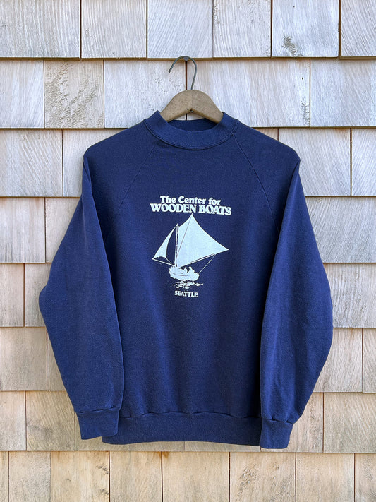 Center for Wooden Boats Crewneck - 1980s